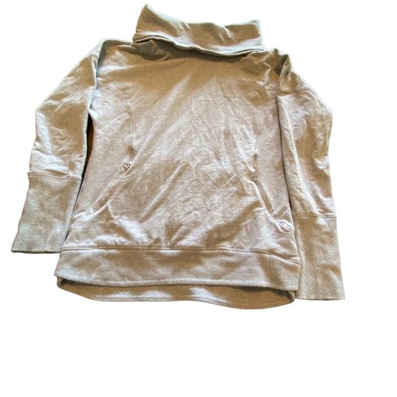 Lululemon Run: Rest  Day Pullover *Heathered Fossil* Size 6 - Picture 7 of 14